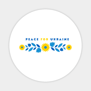 peace for ukraine Magnet